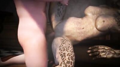 Zoo sex: manual dog fuck girl
