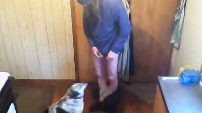 Dog pussy girls: russian asians bestiality