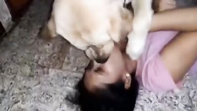 Girls 5 dogs: accidental bestiality porn